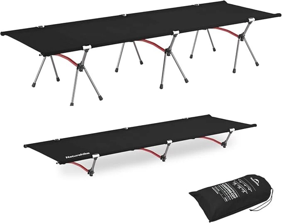 image 1 of Armywild ™ Folding Camping Cot Bed