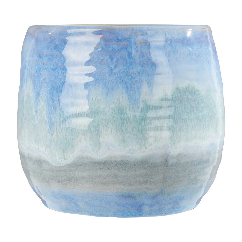 image 1 of Caldera Blue Planter Blue