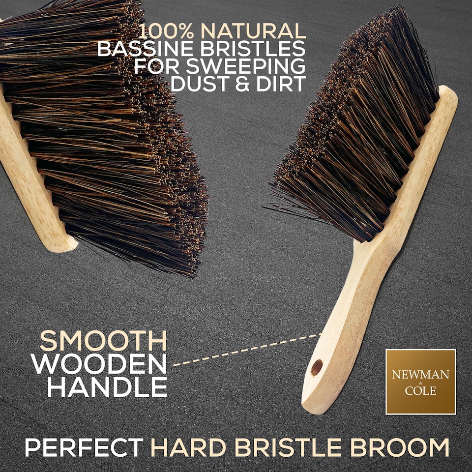 image 1 of Newman and Cole Natural Bassine Wooden Hand Brush