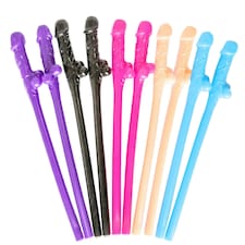10PC Hen Party Willy Glow in Dark Straws Classy Team Bride to Be Drink  Accessories Novelty  Wedding Décor