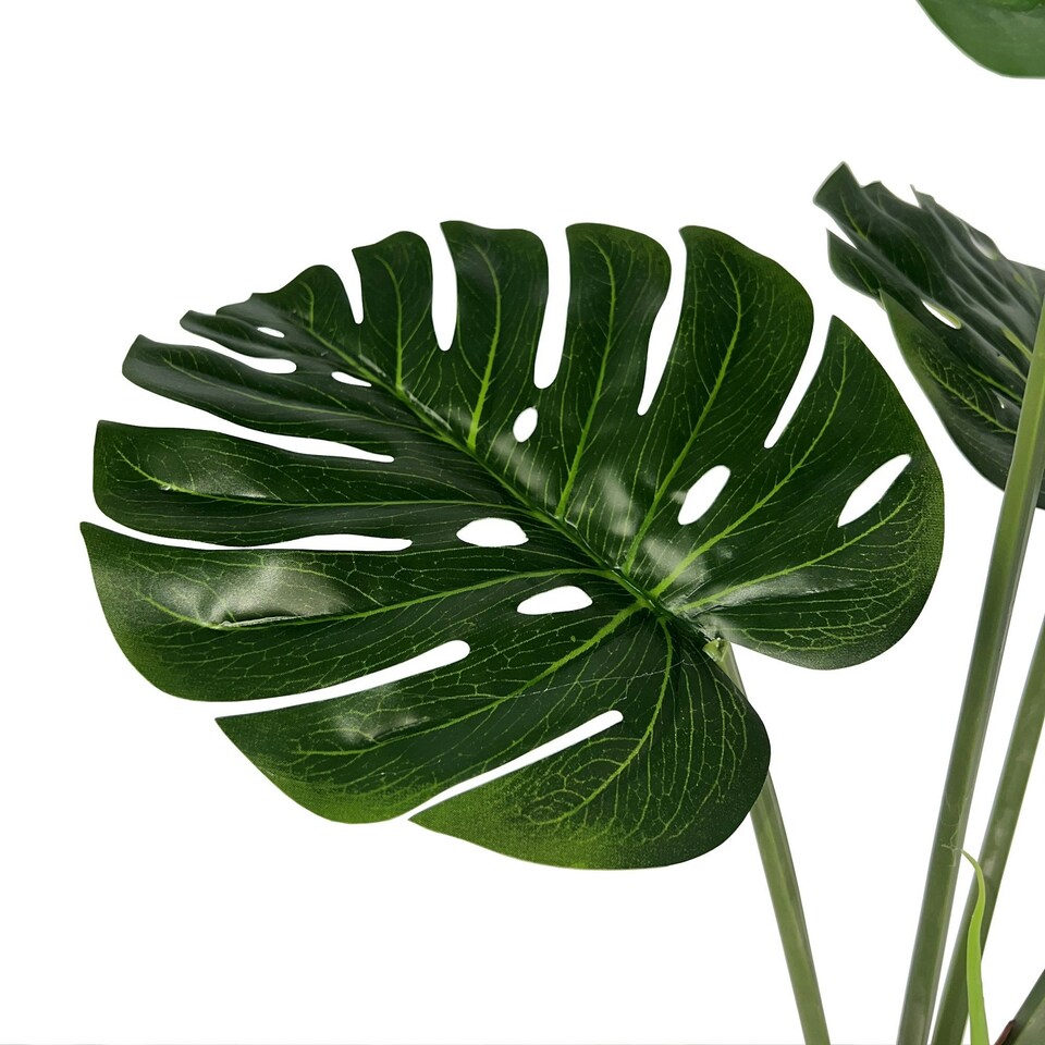 image 1 of Oypla Artificial Monstera Plant 85cm Indoor Outdoor Decoration