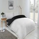 image 3 of Brights Reversible Duvet King Bed BlackWhite