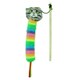 image 1 of Cat Kitten Catnip Filled Moody Moggy Rainbow Teaser Interactive Chaser Play Toy