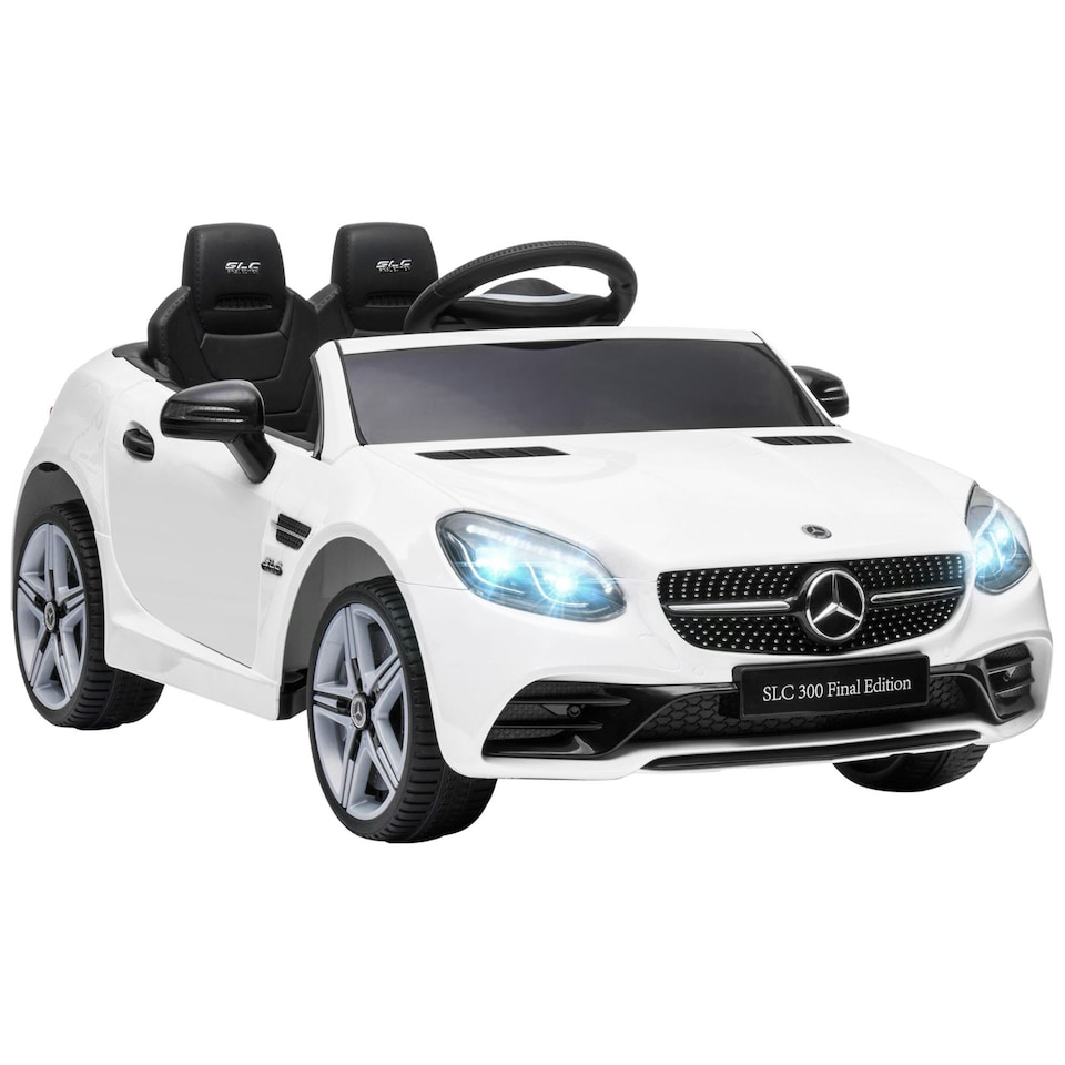 image 1 of AIYAPLAY Benz 12V Kids Electric Ride On Car W/ Remote Control Music White