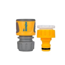Hozelock Hose Fitting - Yellow/Grey - One Size
