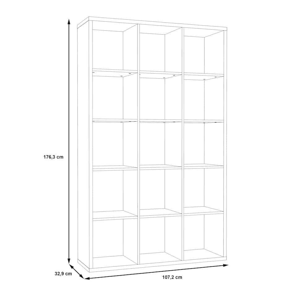 image 1 of Mauro 3x5 Storage Unit in Concrete Grey