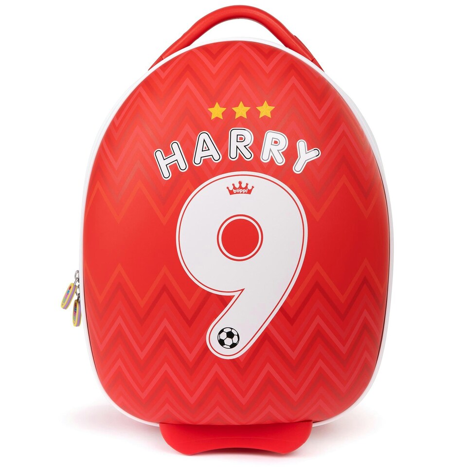 image 1 of boppi Tiny Trekker Luggage Case - Football Red