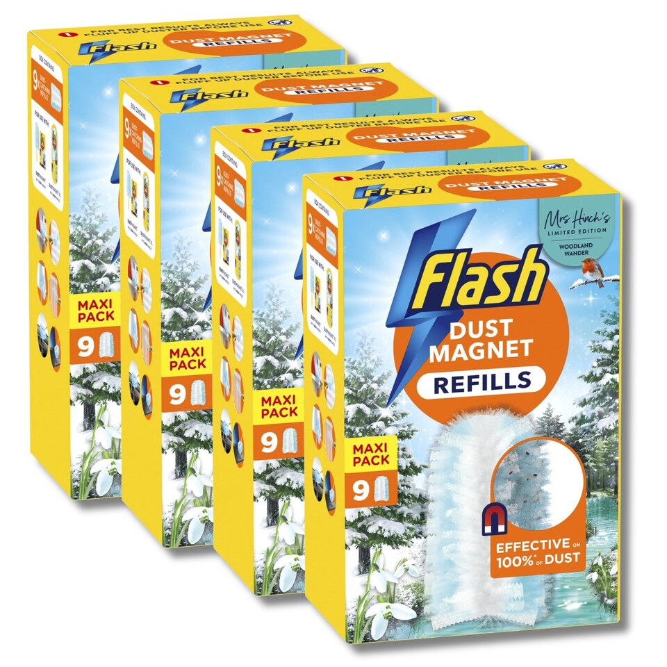 Flash Hand Duster Refills Mrs Hinch Woodland Wander 9 Dusters