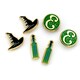 image 2 of Wicked Elphaba Stud Earring Set