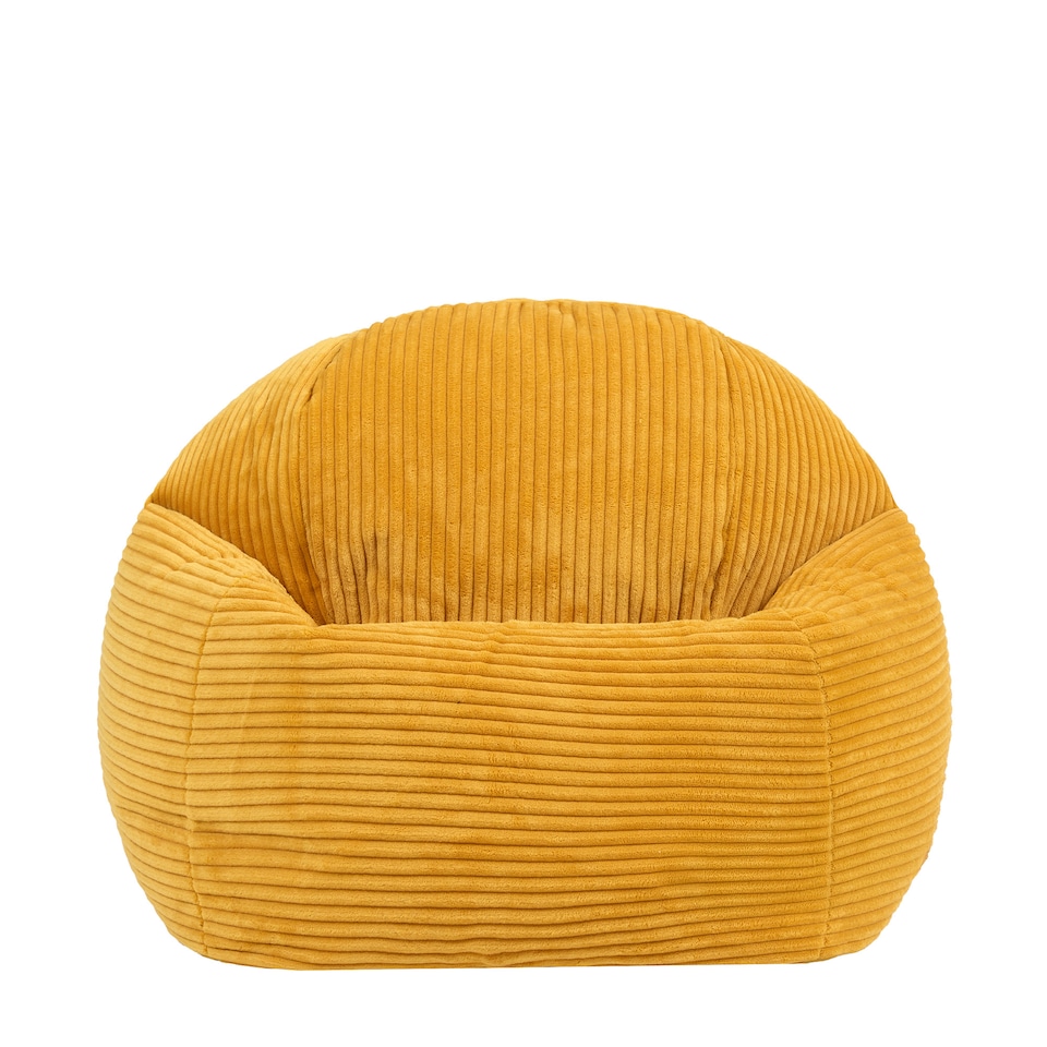 image 1 of Kids High Rest Beanbag Corduroy Yellow | Yellow | Ochre | 1