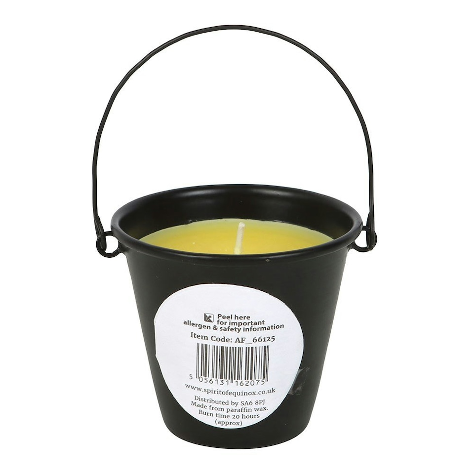 image 1 of Something Different Werewolf Poison Bucket Scented Candle - Black/Orange/White - One Size