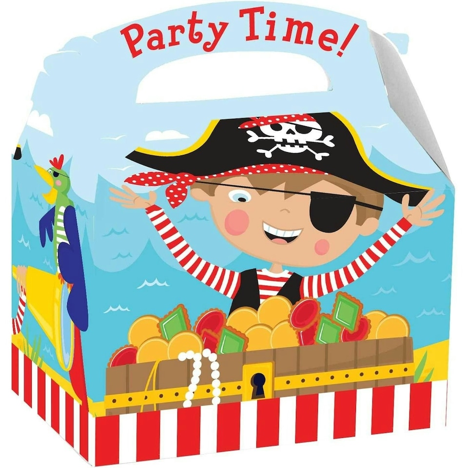 Amscan Pirate Party Gift Box - Multicoloured - One Size