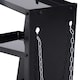 image 8 of DURHAND Three-Tier Welding Cart Welder Trolley for Gas Bottles w/ Wheels, Black