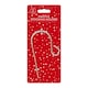image 3 of Metal Christmas Stocking Holder for Mantlepiece