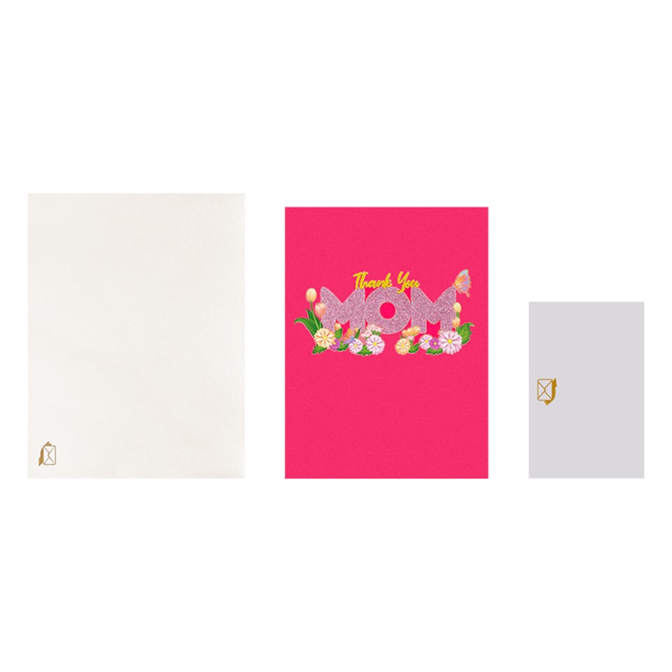 image 1 of MOM in Bloom Sparkle & Petals 3D Pop Up Mother’s Day Card