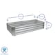 image 6 of Harbour Housewares Raised Garden Beds - 2x Green Rectangular Bottomless Metal Raised Galvanised Steel Planter Box 180 x 90cm
