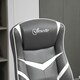 image 8 of Vinsetto Racing Video Game Chair PVC Leather Computer Gaming Chair Grey