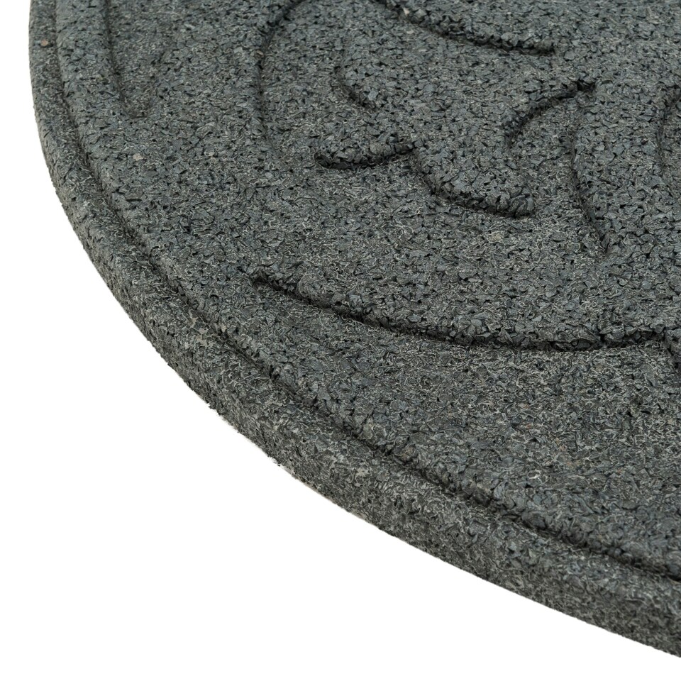 image 1 of Eco-Friendly Garden Stepping Stones - Scroll - Grey (Pack of 4)