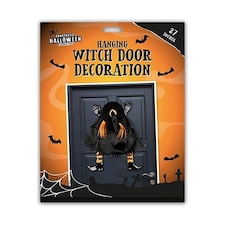Orange Witch Halloween Hanging Door Decoration 68cm