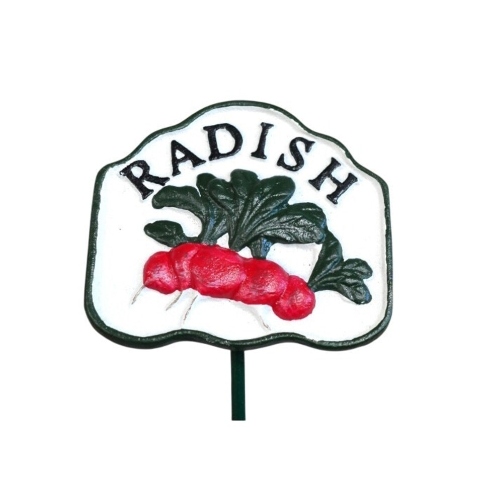 image 1 of Garden Vegetable Sign Marker - Radish