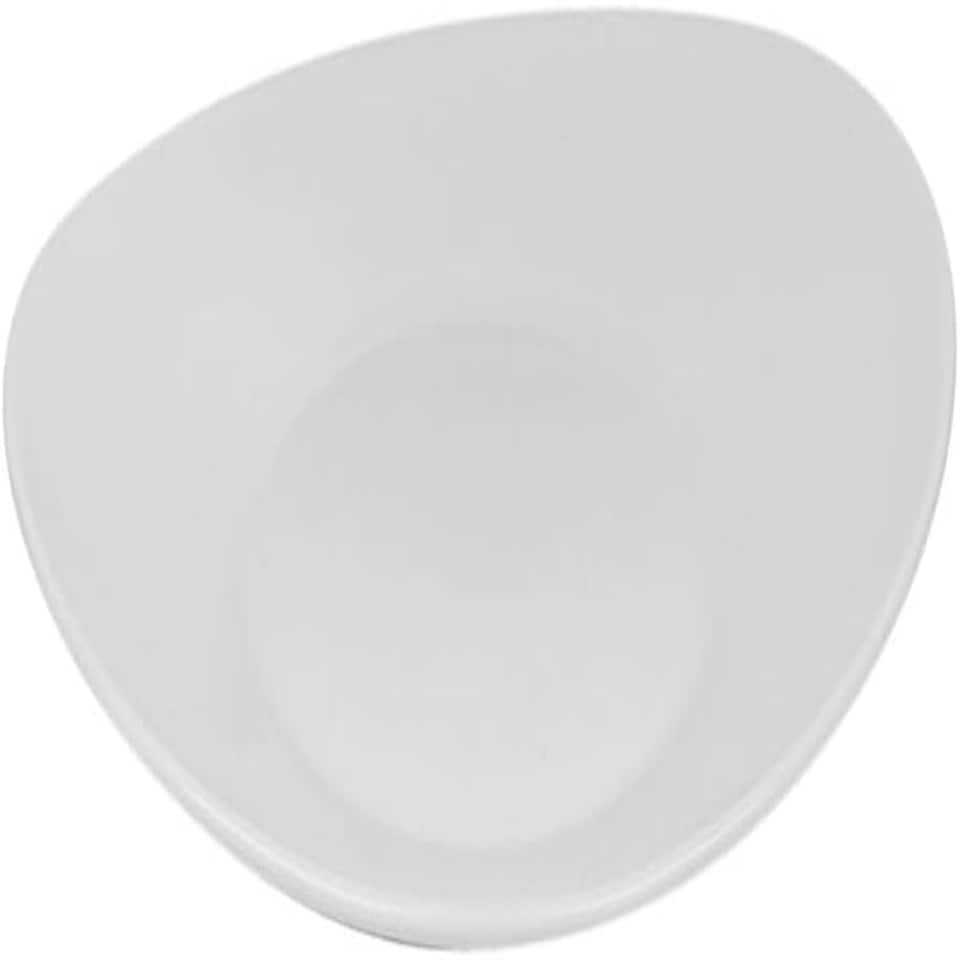 image 1 of White Opal Glass Dinner Set Plates Soup Bowls Dinnerware | White | Venice Boat - 24 Pcs | 24