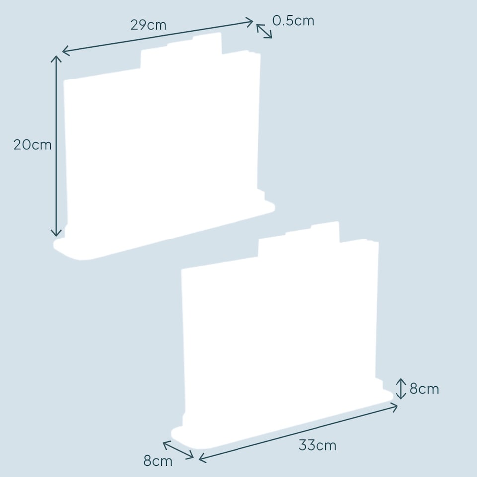 image 1 of Cooks Professional Set of 4 Index Chopping Boards with Stand & Coloured Tabs
