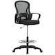 image 1 of Vinsetto Mesh Office Chair with Lumbar Support, Adjustable Height, Black | Black | One Size