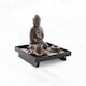 image 3 of Myga Candle & Incense Holder - Buddha | Brown