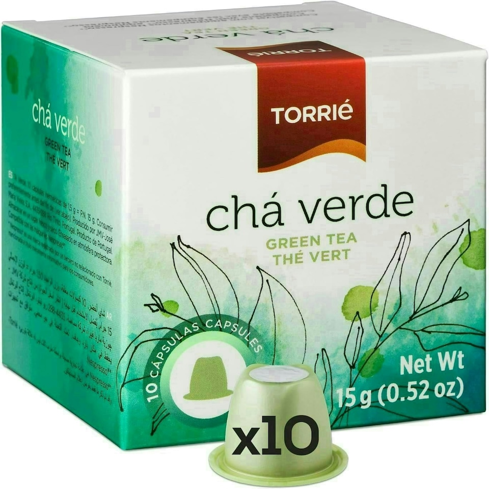 image 1 of Green Tea Nespresso ® Compatible Coffee Machine Capsules (10 Pods)