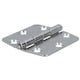image 7 of Polished Butterfly Door Hinge 2 PackStainless Steel 75mm x 73mm 316 Marine Cabin Silver