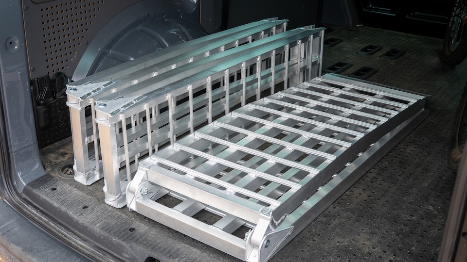 image 1 of The Ramp People Motorcycle Ramp Kit 2.3m - 3 Ramps - Extra Wide, Heavy Duty Aluminium Loading Ramps