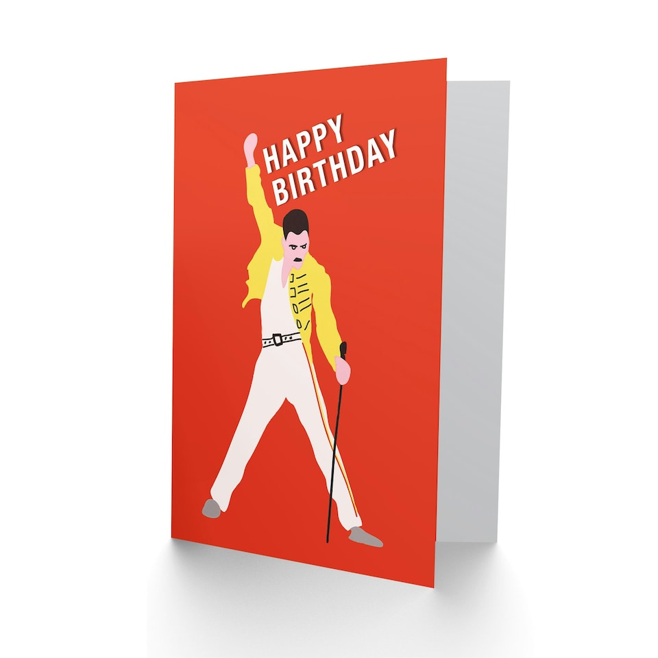 image 1 of Happy Birthday Another Bites the Dust Mercury Birthday Card