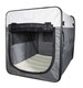 image 1 of Henry Wag Folding Fabric Travel Crate, Perfect For Home, Outdoor Use, Or Travel, Size Large | Grey | Grey | Large | 1