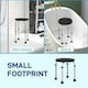 image 5 of HOMCOM Bath Chair Height Adjustable Shower Seat for Elderly Black