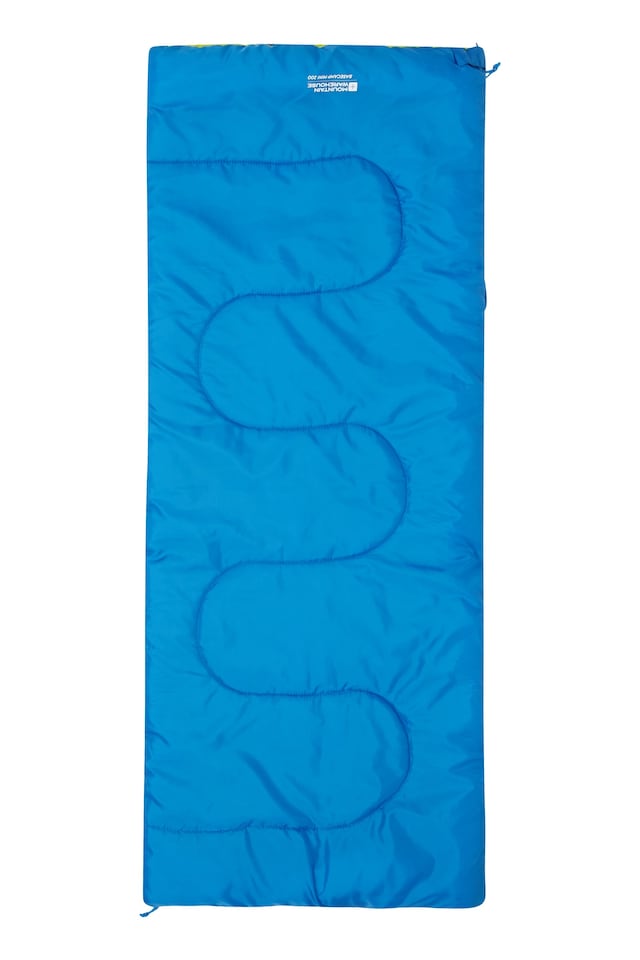 image 1 of Mountain Warehouse Basecamp 200 Kids Sleeping Bag Insulated 1-2 Season Camping Bed