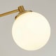 image 3 of OPAL AND BRASS 3LT CEILING
