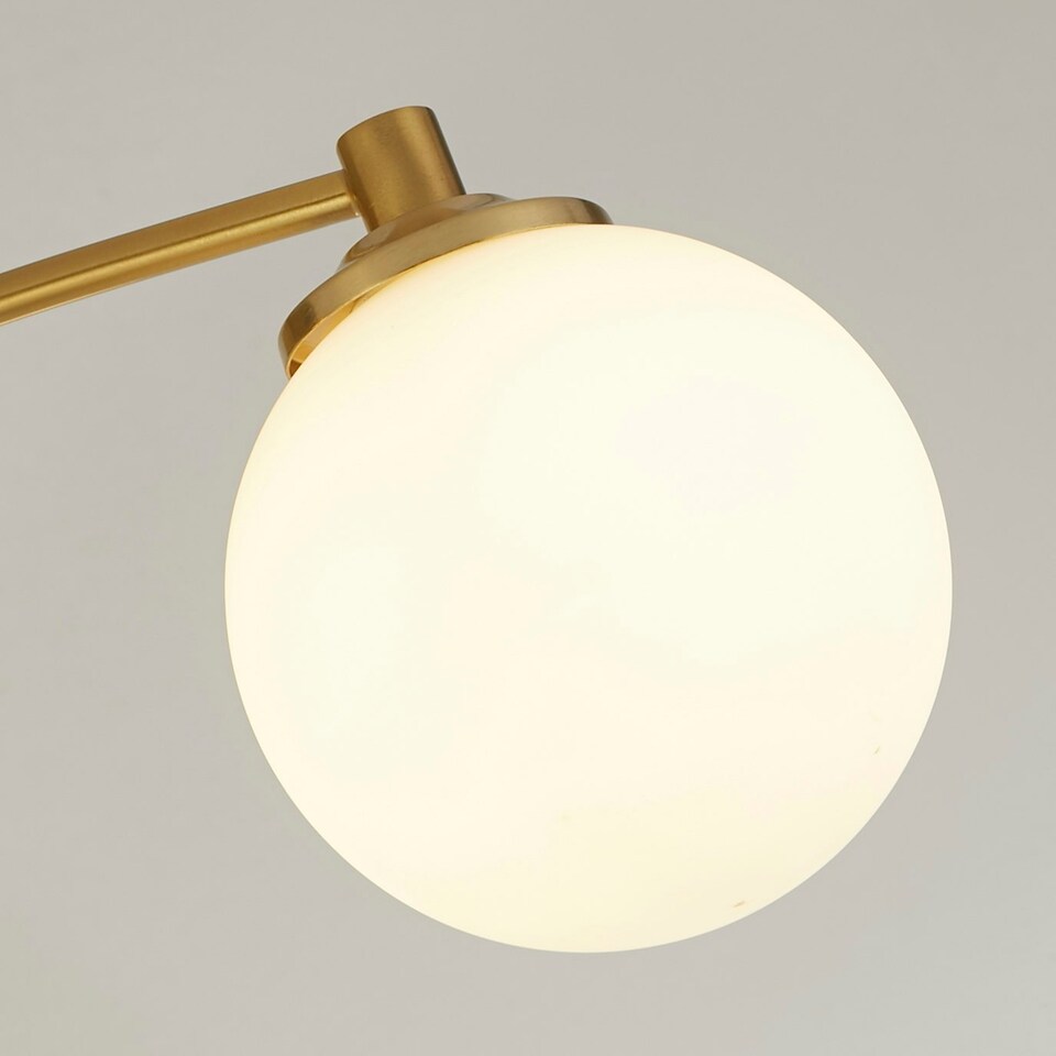 image 1 of OPAL AND BRASS 3LT CEILING