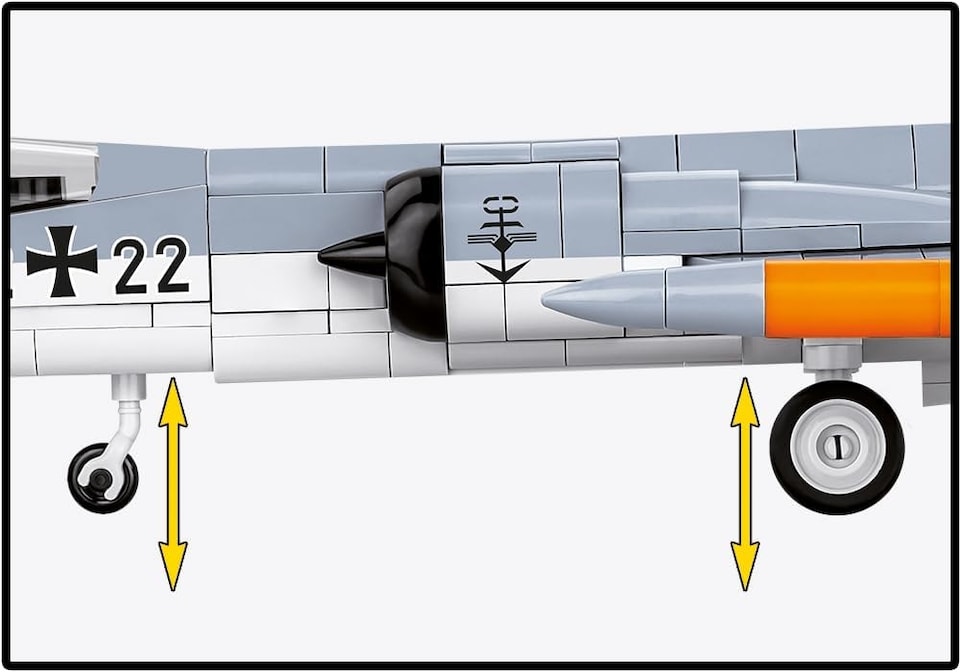 image 1 of Cobi 5907 Armed Forces  Lockheed F104 Starfighter