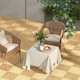 image 8 of Outsunny 9 Pcs Interlocking Flooring Tiles for Patio, Balcony, Hot Tub, Yellow
