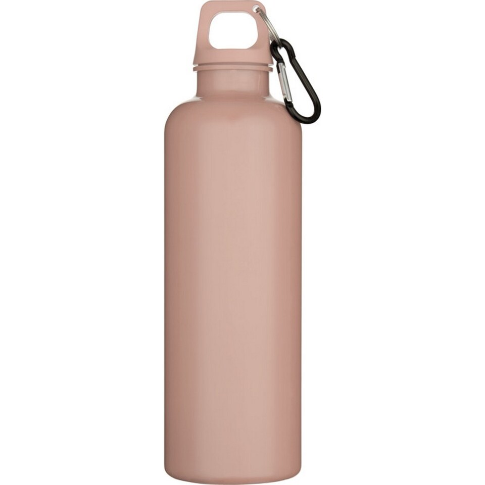 image 1 of Floso Oregon Plastic Carabiner Clip 750ml Water Bottle | Pink | Dusty Pink | 1