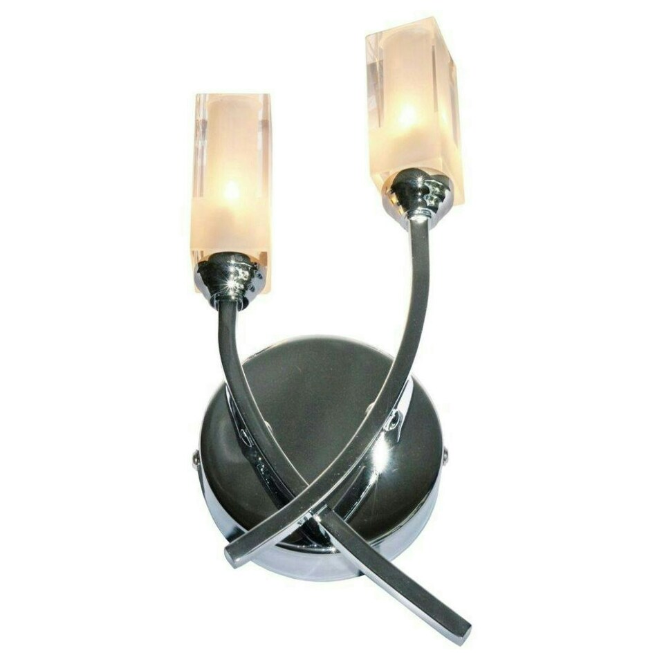 image 1 of Icarus 2 Light Wall Light Polished Chrome