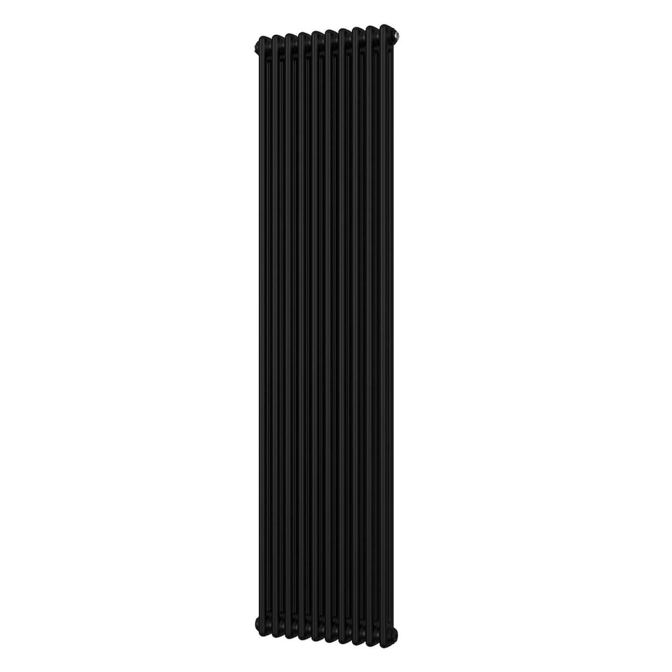 image 1 of Alpha - Black Vertical Column Radiator H1800mm x W460mm 2 Column
