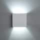 image 3 of First Choice Lighting Set of 2 Michele White G9 Plaster Wall Lights White