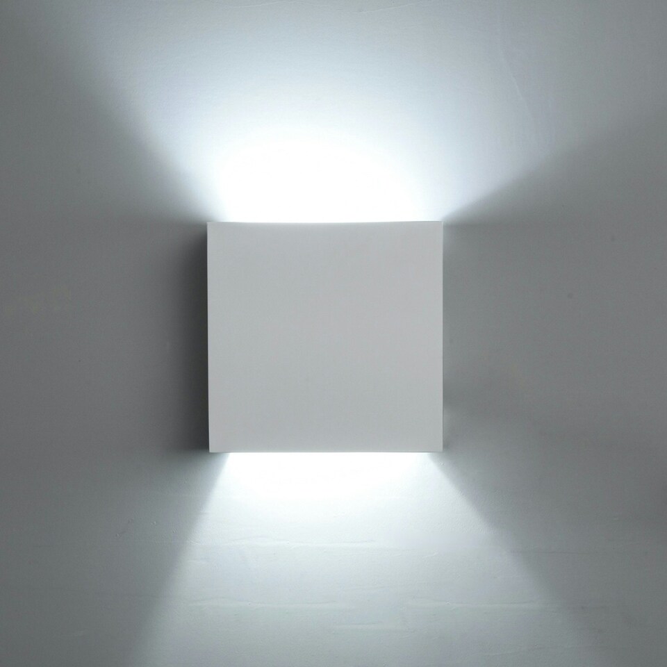 image 1 of First Choice Lighting Set of 2 Michele White G9 Plaster Wall Lights White