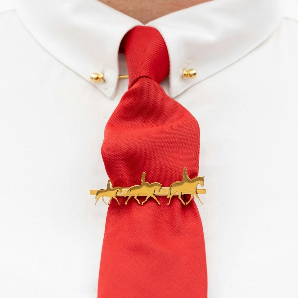 image 1 of Supreme Products Hot To Trot Tie Clip - Gold - One Size