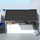 image 9 of Outsunny 3 x 1.5 m Retractable patio  Awning Floor-to-ceiling shade, Black | Black | 1