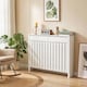 image 8 of HOMCOM Large Radiator Cover with Drawers and Vertical Slats