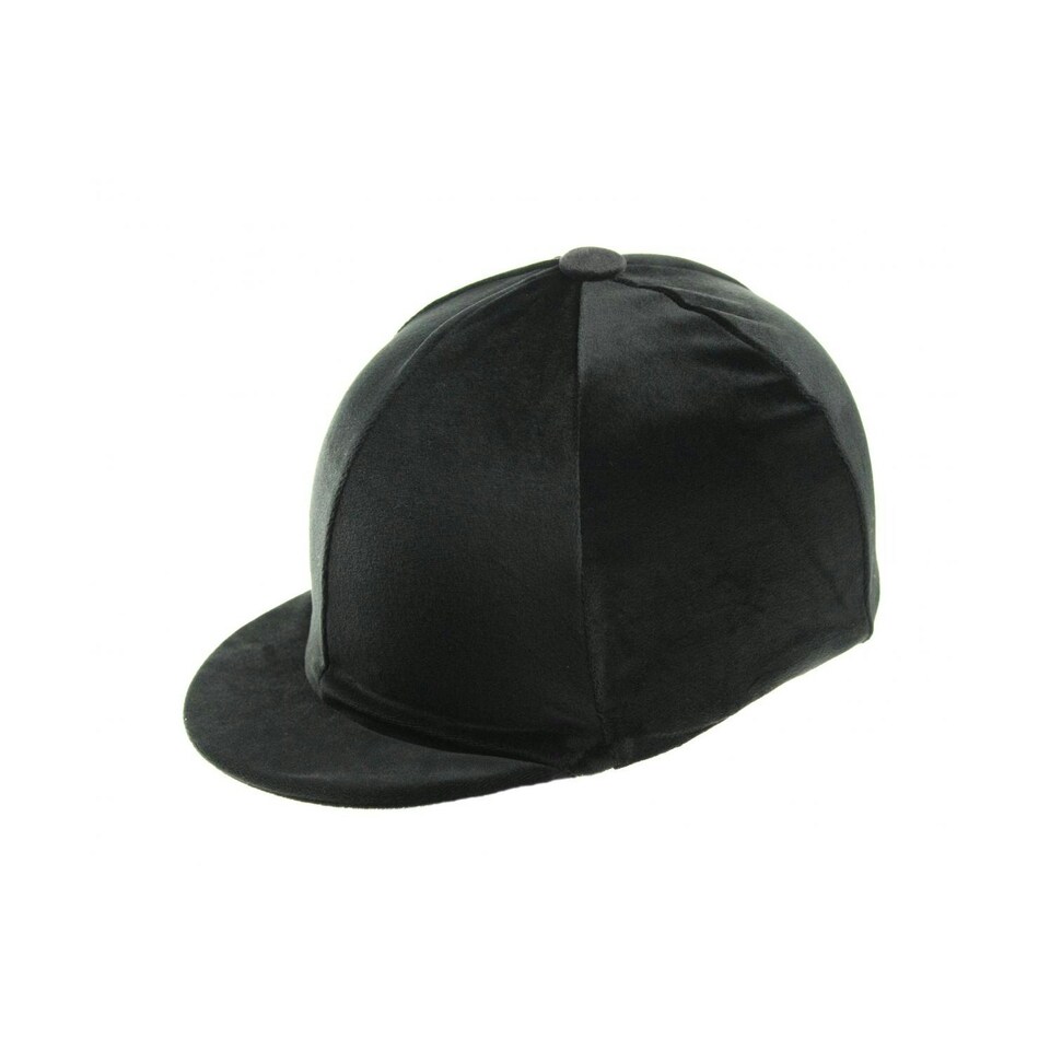 Capz Plain Velour Cap Cover - Black - One Size Black | One Size