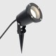 image 3 of ValueLights Berwick Pack of 4 - 3 in 1 Ground/Wall/Spike Outdoor Lights In Black Finish - IP65 Rated with LED Bulb