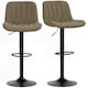 image 9 of HOMCOM Bar Stools Set of 2, Modern Armless Bar Chairs Blue